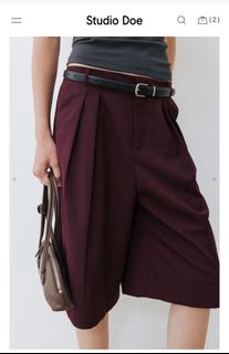 Studio Doe - 薄料H廓型六分西褲64246686115203110