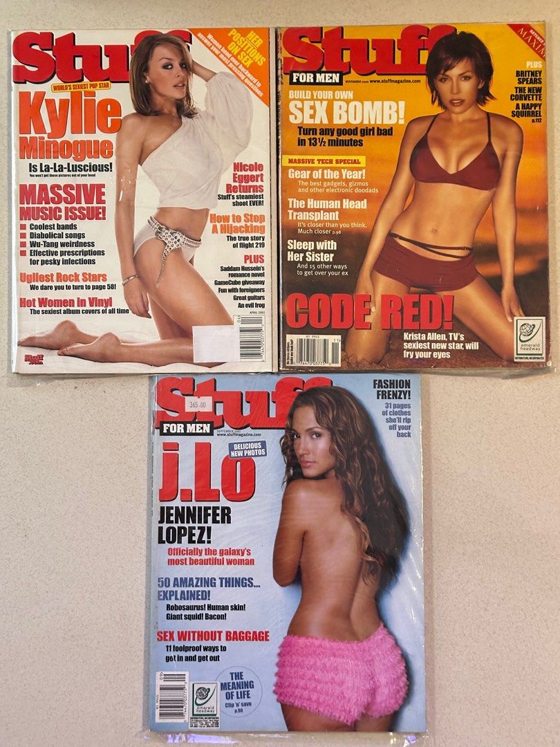 Stuff Magazine bundle (Category: Magazines) located in Pasay City. Submitted by gahaman02 (Listing ID 1399693833, Image 1). Description: Good condition. Minimal flaws and creases.