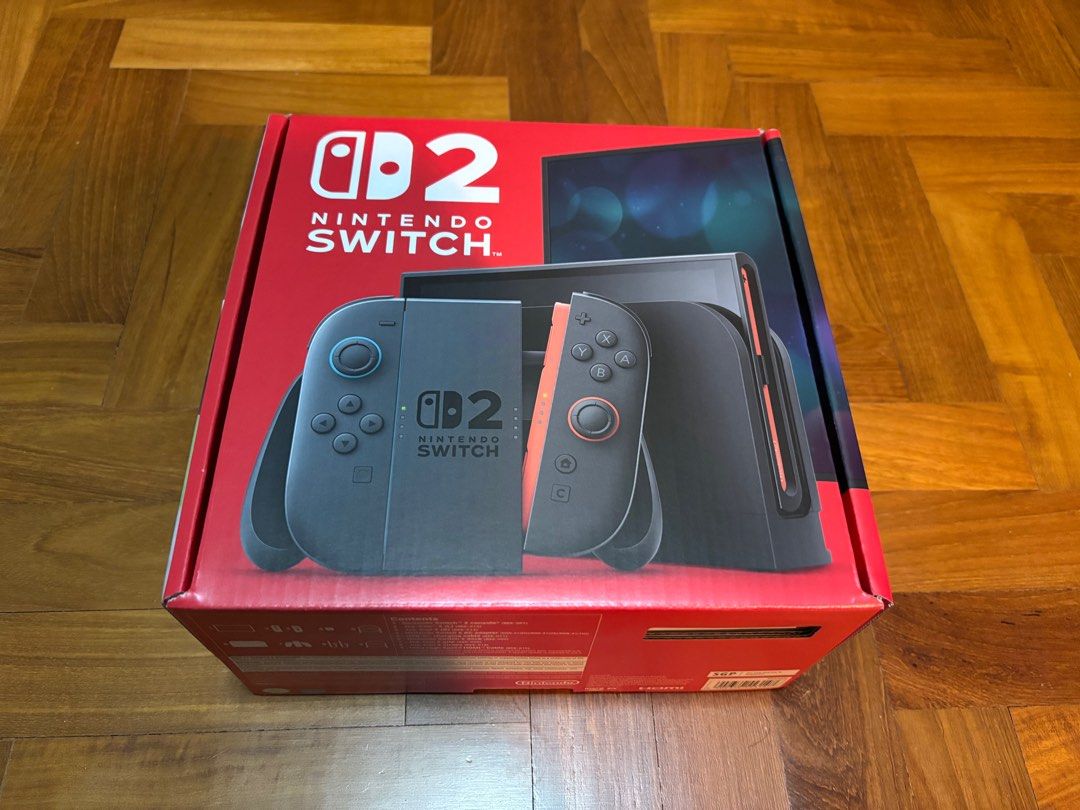 Switch2 (Category: Nintendo) located in Singapore. Submitted by finecannon (Listing ID 1399795900, Image 1). Description: BNIB SWITCH 2 SWITCH2 Switch2.