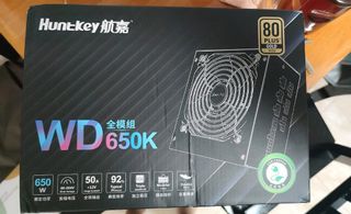 航空嘉電源WD650K全模組電腦主機桌上型電腦電源650W直出金牌電競遊戲64245835391618110