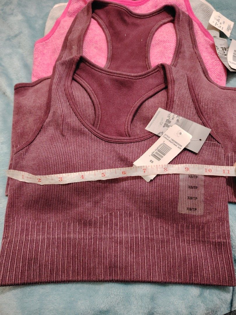 XS Sports Bra (Category: Activewear) located in Manila. Submitted by shemstepszi (Listing ID 1399659168, Image 3). Description: - Sports bra - Size: XS (approx 11" bust) Large (approx 14" bust), we also have Medium (appox 12" bust ) - Design: Racerback - Color: Mauve - Designed in Canada - Original Price: "$34.99" selling for only 250/each.