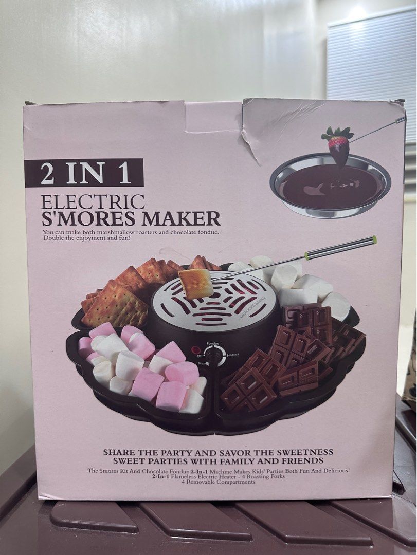 2-in-1 Electric S'mores Maker (Category: Other Kitchen Appliances) located in Manila. Submitted by mummyrandom (Listing ID 1399954576, Image 1). Description: Brand new.