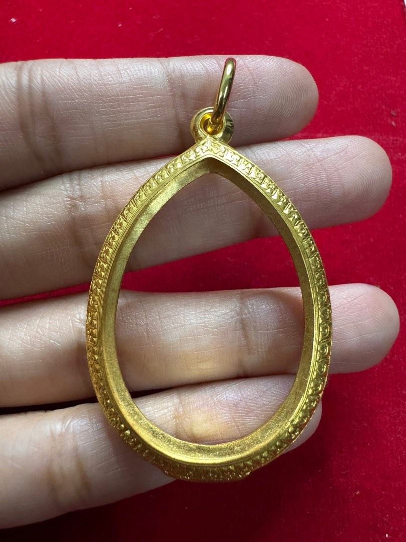 Casing Gold Amulet Open-Close Gold Casing, Hobbies & Toys, Religious Items on Carousell