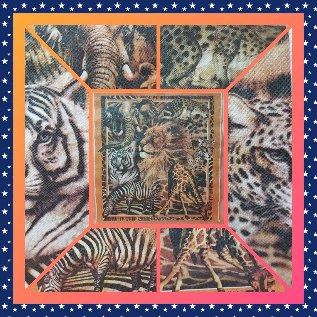 ANIMALS POSTER CANVAS WALL DECOR PAINTING-LIKE DISPLAY (Category: Wall Decor) located in Caloocan City. Submitted by happyfeelbygif777 (Listing ID 1399877385, Image 2). Description: ❤ANIMALS POSTER CANVAS WALL DECOR PAINTING-LIKE DISPLAY ❤Dimension: Length=approximately 61 cm; Width=approximately 59 cm ❤Slight difference in color between photo and actual item is due to lighting in taking photos ❤Item is reserved and shipped to the first buyer who