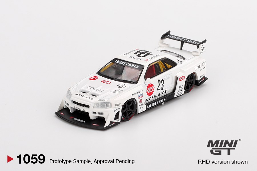 [Reserved] Mini GT Nissan LB-ER34 Super Silhouette ATHLETE/COLLET ...
