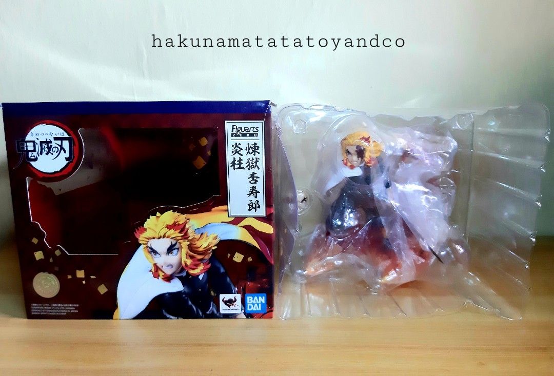 Demon Slayer Tamashii Nations Figuarts ZERO Rengoku Kyojuro Flame Pillar/Flame Hashira Figure Bandai (Category: Figurines & Statues) located in Cavite. Submitted by hakunamatatatoyandcollectibles (Listing ID 1399901238, Image 1). Description: Demon Slayer Tamashii Nations Figuarts ZERO Rengoku Kyojuro Flame Pillar/Flame Hashira Figure Bandai Box condition 7/10 ❗❗NEGOTIABLE. SEND US A MESSAGE❗❗ Japan imported items What you see is what you get (WY