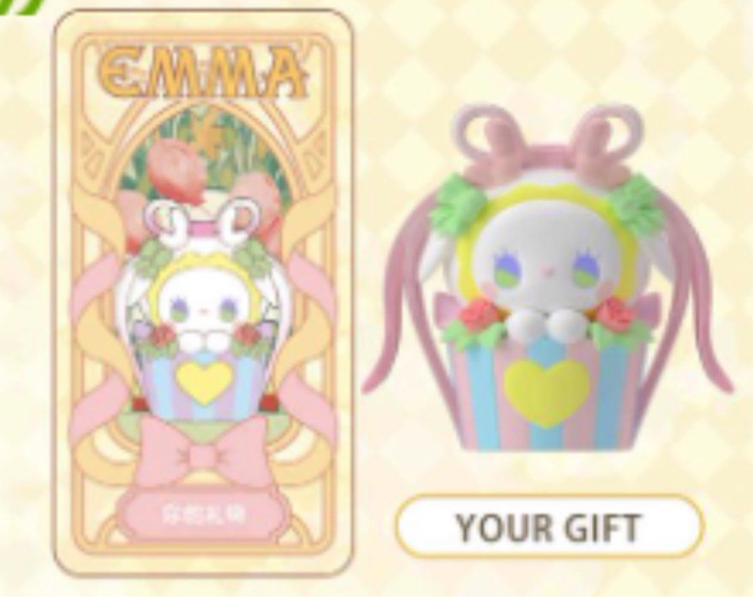 Emma Secret Forest (Your Gift) OG Blindbox (Category: Designer & Blind Box Toys) located in Alburquerque. Submitted by xiaoxiaofu (Listing ID 1399934556, Image 2). Description: Emma Secret Forest Birthday Party Series Comes with its original box, foil and 2 cards + FREEBIE! Rfs: Dupe NO ISSUES! Original price was 599. Loc: Cebu Can meet up around Cebu City Can ship nationwide via JNT.