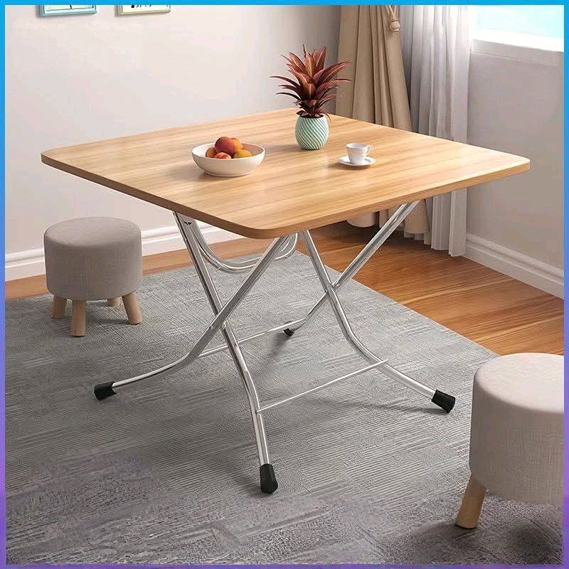 folding table (Category: Tables & Sets) located in Manila. Submitted by asstditems (Listing ID 1399836187, Image 1). Description: ￼Compact Foldable Dining Table for Home, Office, and Outdoor Use – Lightweight and Durable Design Size 60x60 790 80x80 900 3colour only Same day delivery via Lalamove Location: Manila Mop: Cod/Gcash payment.