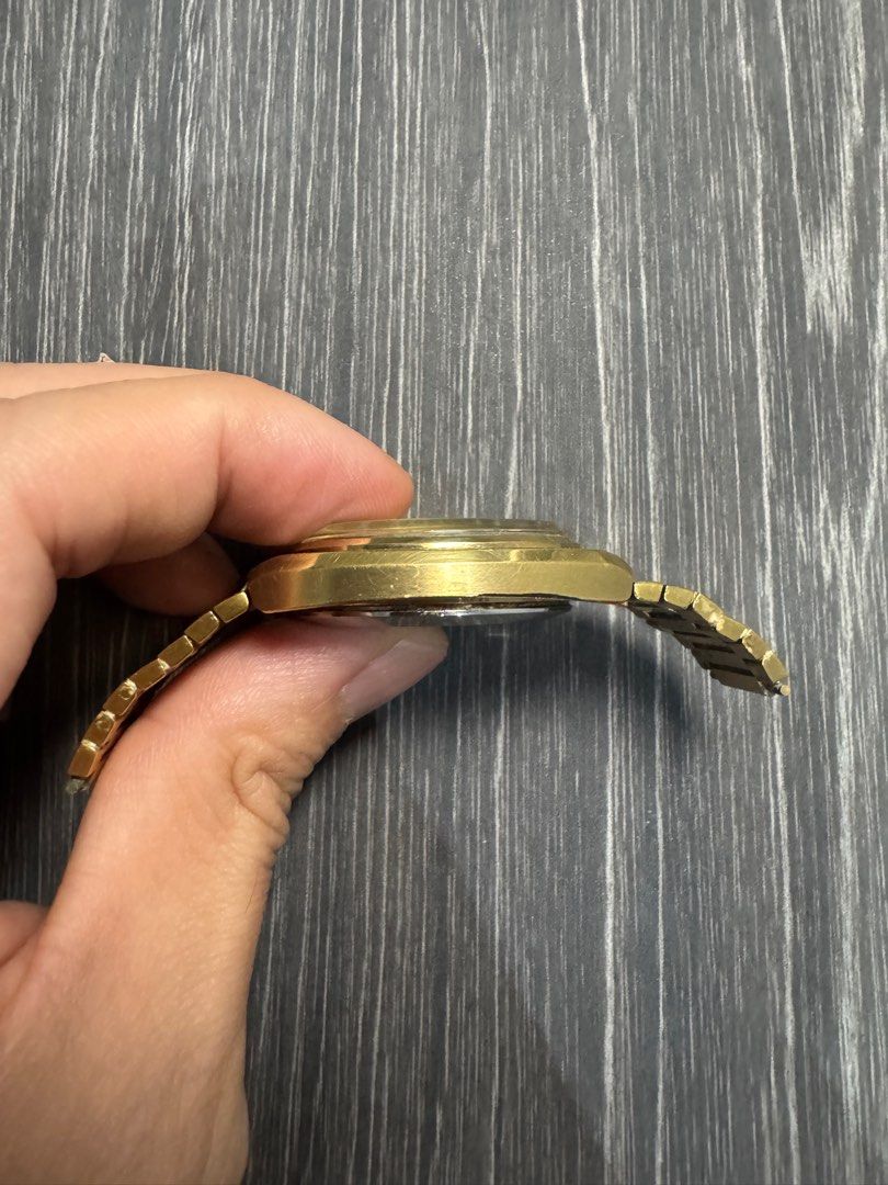 ✨Gold Plated Steel✨ 36mm 1020 Omega Seamaster Vintage Day