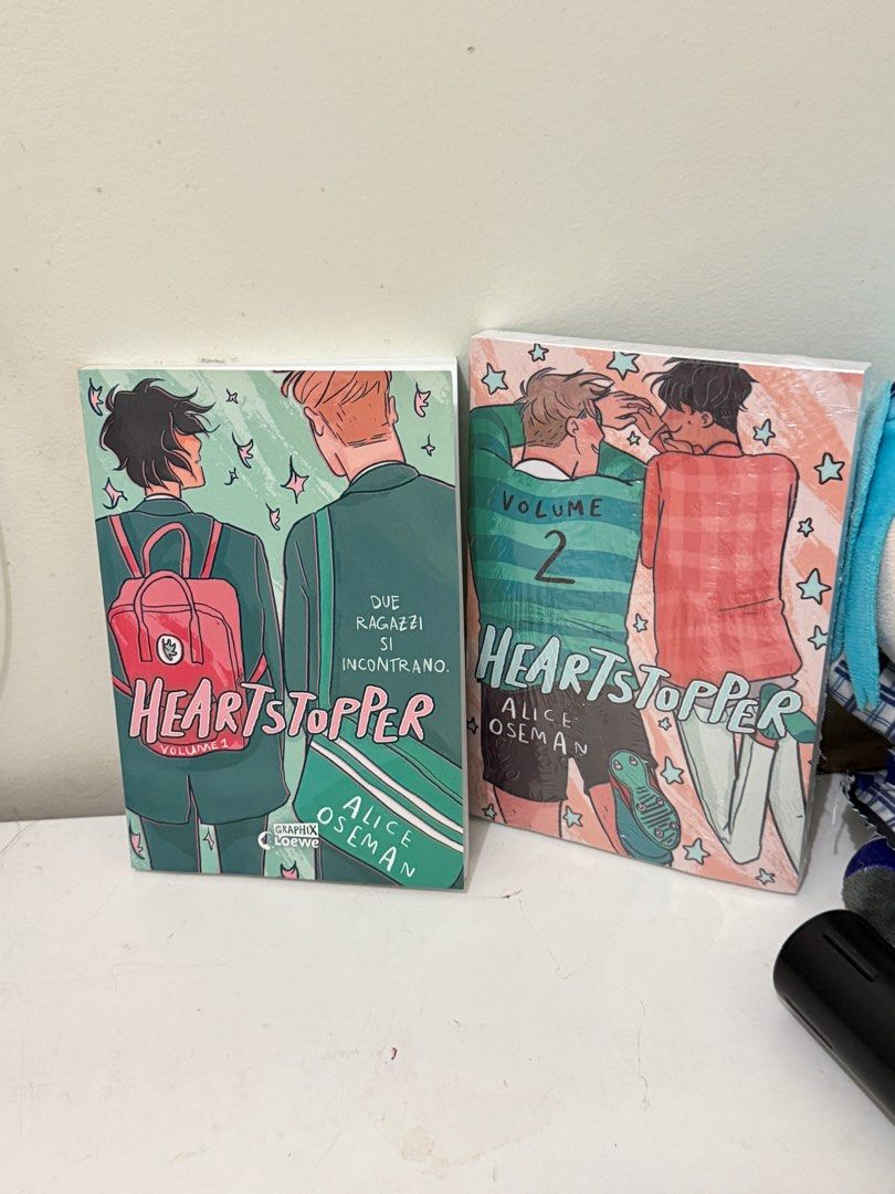 Heartstopper Graphic Novel Volume 1 & 2 (Category: Comics & Manga) located in Manila. Submitted by jannastuff (Listing ID 1399871910, Image 1). Description: Brand new, as is. PHP 140 each, willing to negotiate if getting both Bought for PHP 163 each in orange app Rfs: never read - impulsive buy.
