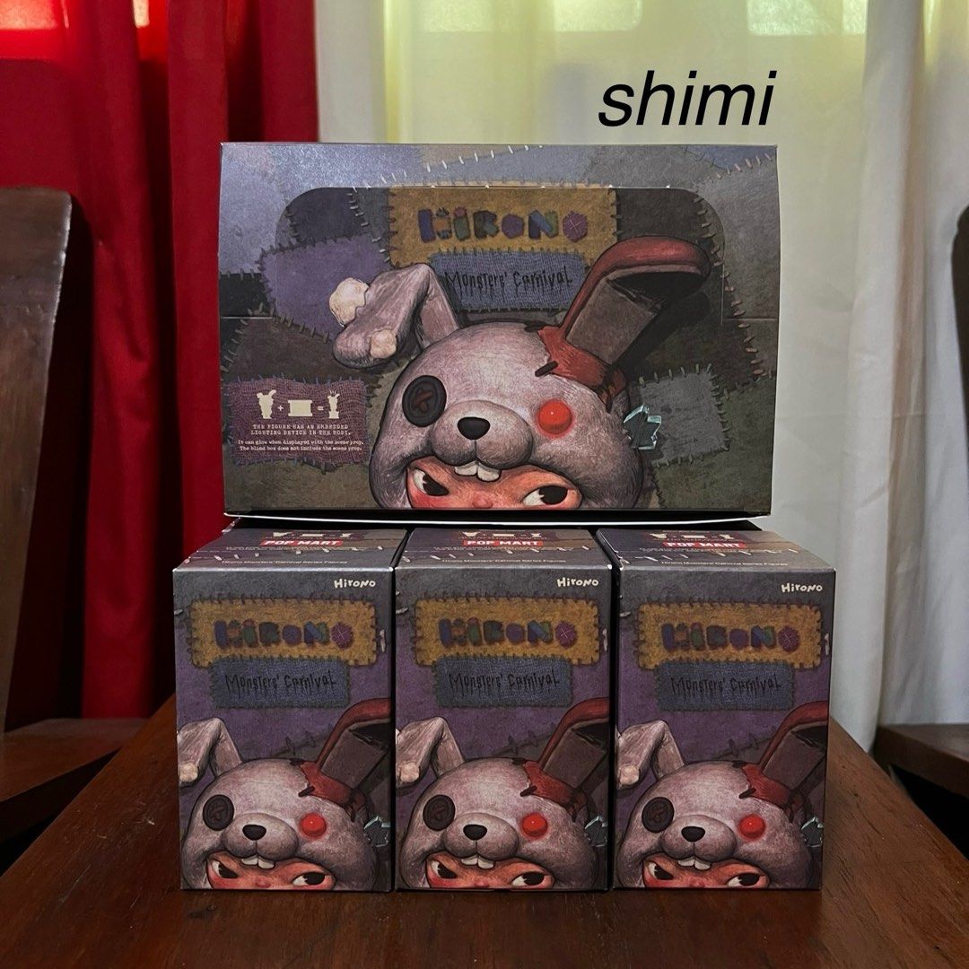 Hirono - Monsters' Carnival Series (Category: Designer & Blind Box Toys) located in Marikina City. Submitted by sellshimi (Listing ID 1399831658, Image 1). Description: Hirono - Monsters' Carnival Series Sealed & Brand new Selling for only ₱720 each ₱700 if 2 or more Loc: Sampaloc, Manila / QC DM for more inquiries.