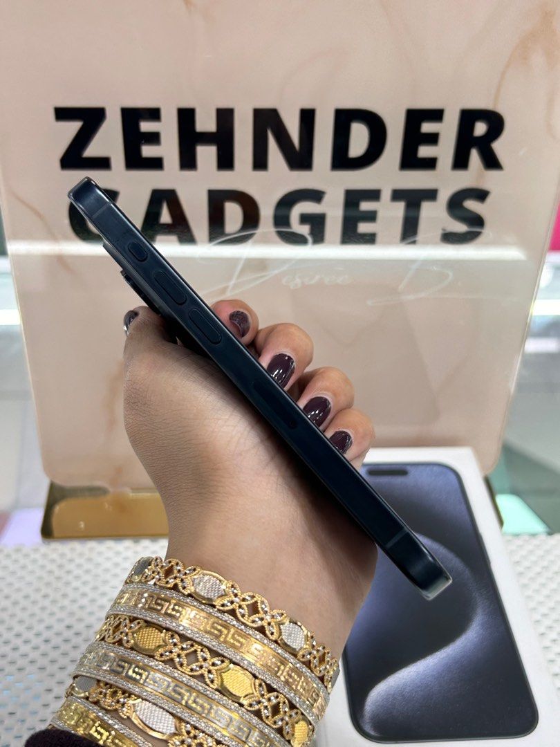 iPhone 15 PRO 128GB SMARTLOCKED (NTC APPROVED) (Category: iPhone 15 Series) located in San Juan City. Submitted by desireebayal96 (Listing ID 1399895878, Image 3). Description: iPhone 15 PRO (BLUE TITANIUM) * 128GB * SMARTLOCKED * NTC APPROVED * 87% BH (ORIGINAL NOT BOOSTED CAN CHECK 3UTOOLS) * 98% SMOOTH * NO ISSUE * NO HISTORY OF REPAIR * NO ICLOUD ISSUE * NOT REFURBISHED * FACE ID & TRUETONE WORKING * WITH TYPE-C CORD * WITH BOX SAME SERIAL OP