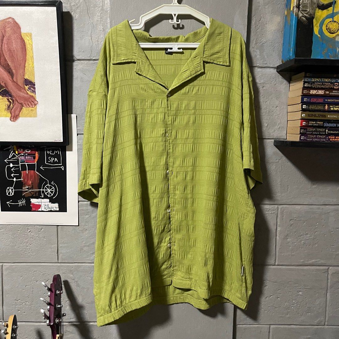 Light Green Manfinity Shirt/Polo (4XL) (Category: Formal Shirts) located in Quezon City. Submitted by dor444ymun (Listing ID 1399872768, Image 1). Description: .