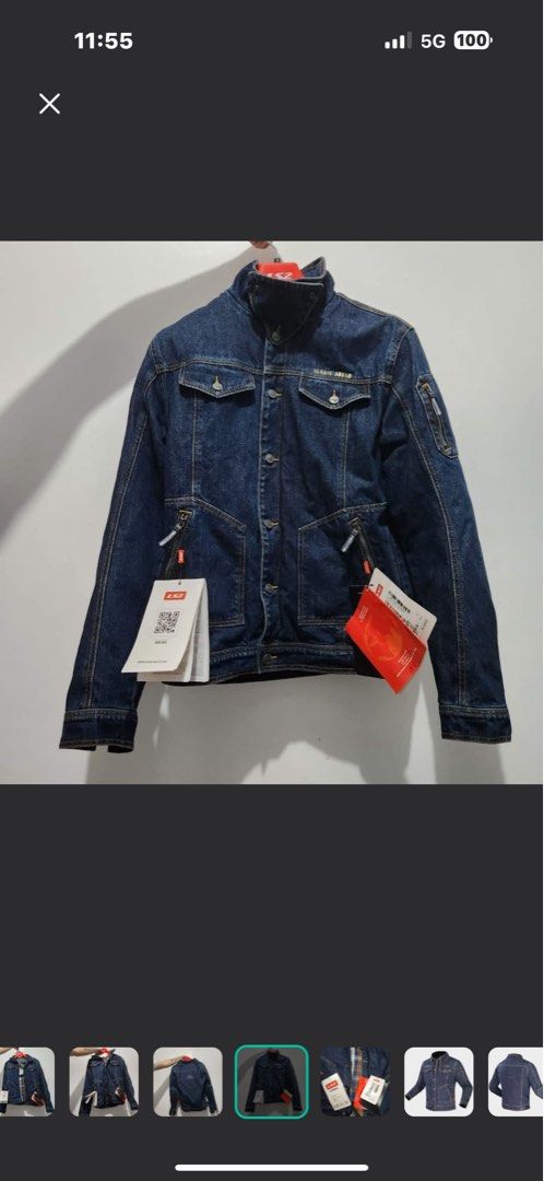 LS2 Denim Jacket with Detachable Hood (Category: Coats, Jackets and Outerwear) located in Cagayan de Oro. Submitted by avengers1213 (Listing ID 1399987631, Image 2). Description: never worn.with tags.doesnt fit me.way below srp.