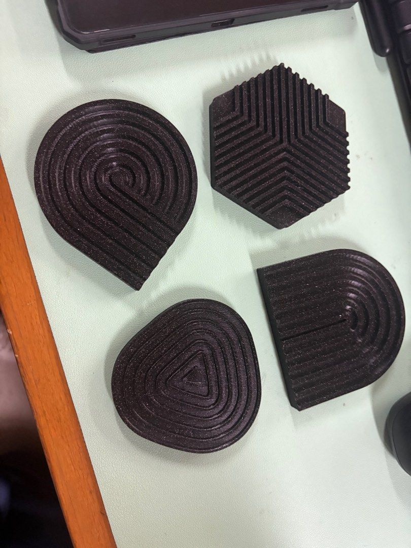 Mid Century Style Coasters (Category: Coffee & Tea Tableware) located in Quezon City. Submitted by amdh22 (Listing ID 1399907368, Image 1). Description: Super cute coasters made to order. Available in orange, black, white and grey. More colors coming soon!.