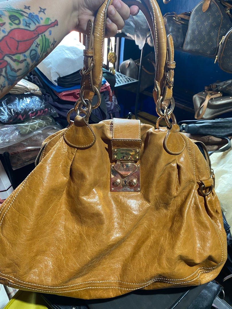 MIU MIU (Category: Luxury Bags & Wallets) located in Quezon City. Submitted by anniefuent43943 (Listing ID 1399891776, Image 2). Description: Inday Kikay Preloved Bags.