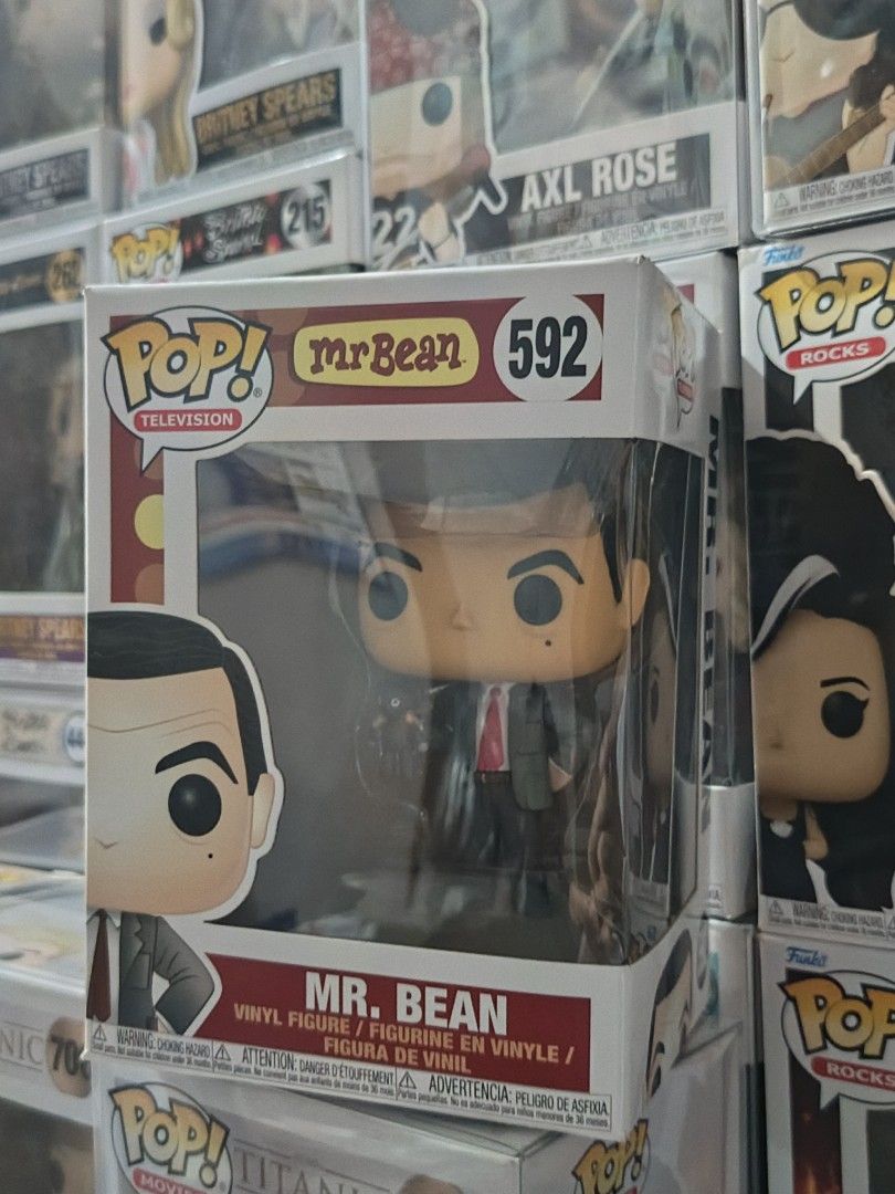 Mr. Bean Funko Pop (Category: Designer & Blind Box Toys) located in Manila. Submitted by katunying2021 (Listing ID 1399877069, Image 2). Description: ‼️For Sale‼️ Mr. Bean 592 Php 1,295.00 Box condition 9.0 Crossposted 📍 Manila .