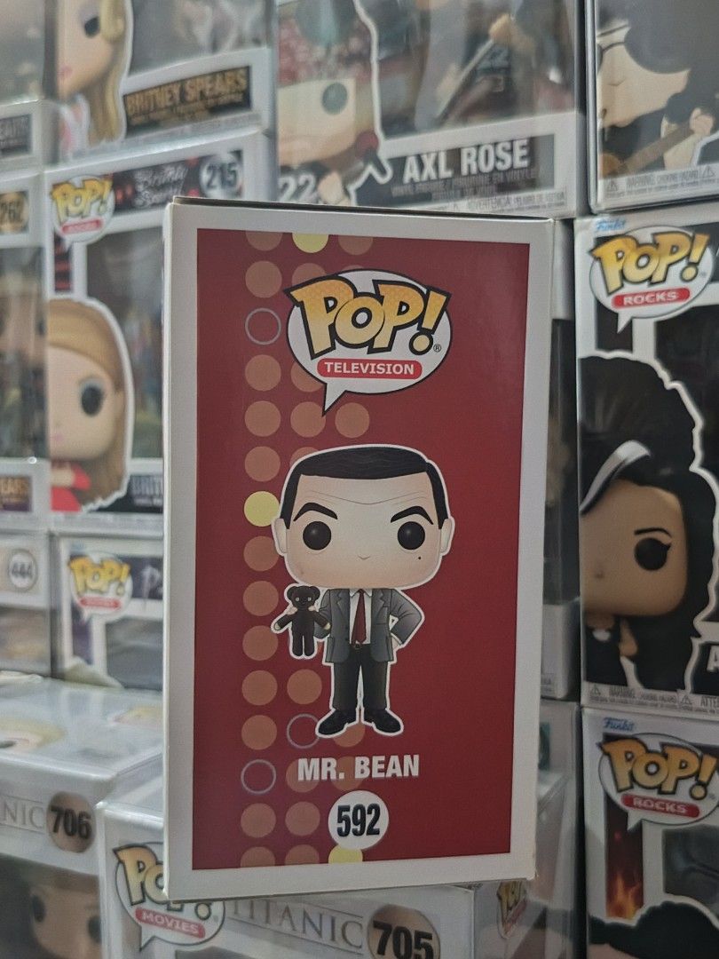 Mr. Bean Funko Pop (Category: Designer & Blind Box Toys) located in Manila. Submitted by katunying2021 (Listing ID 1399877069, Image 3). Description: ‼️For Sale‼️ Mr. Bean 592 Php 1,295.00 Box condition 9.0 Crossposted 📍 Manila .