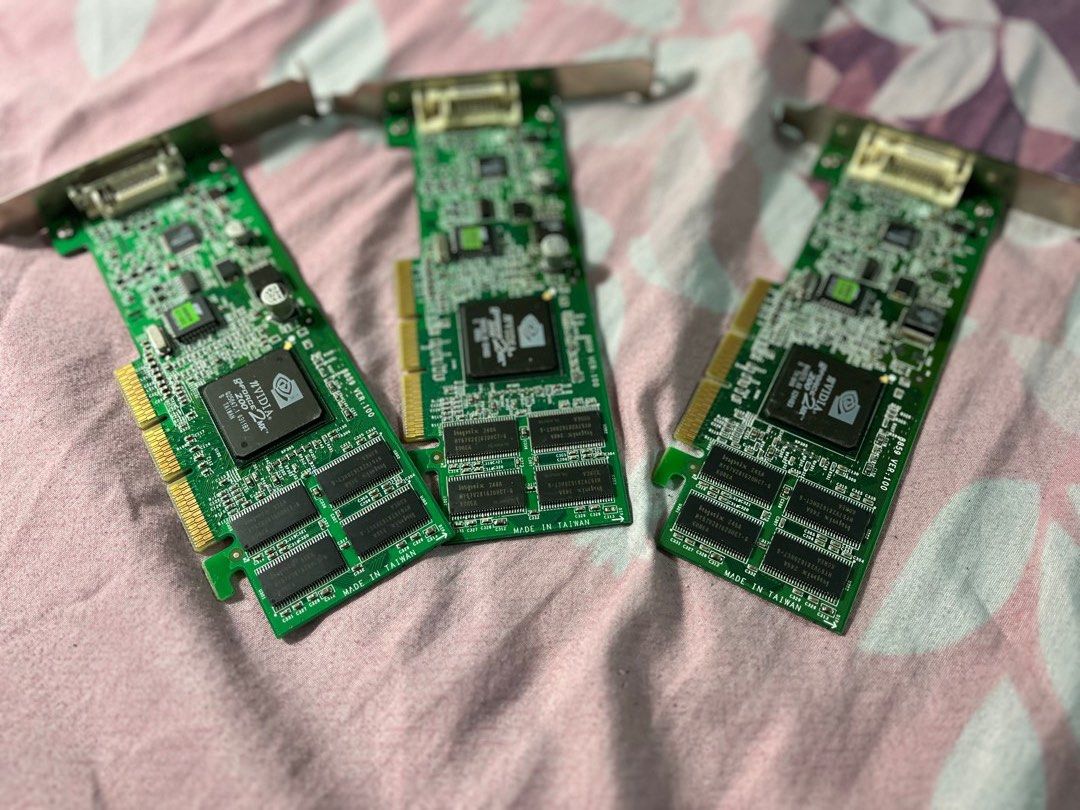 NVIDIA GeForce 2mx 200( three desktop graphic cards), Computers & Tech ...