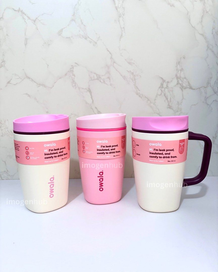 Owala Smoothsip Slider 12oz (Category: Coffee & Tea Tableware) located in Pasig City. Submitted by imogen.hub (Listing ID 1399851403, Image 1). Description: Owala Smoothsip slider 12oz Without handle 2000 With handle ₱2200 Onhand, ready for SDD LOC Pasig.