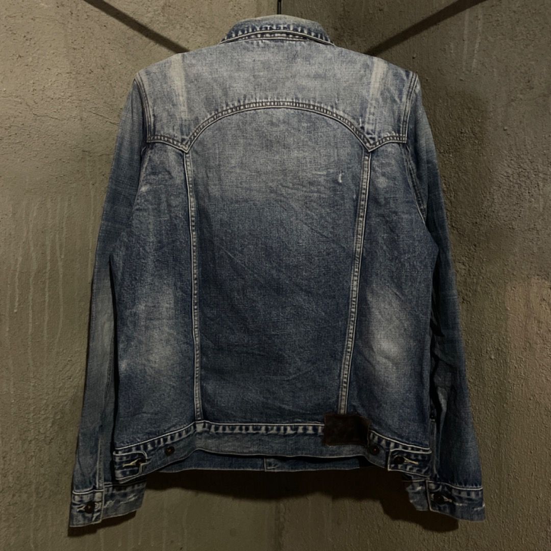 (SOLD) Ralph Lauren - Double RL Trucker Jacket (Category: Coats, Jackets and Outerwear) located in Bacolod City. Submitted by cast.archives (Listing ID 1399859052, Image 2). Description: Ralph Lauren - Double RL Trucker Jacket Authentic Size: Xl fits Large Condition: Excellent Flaw: Normal sign of used.
