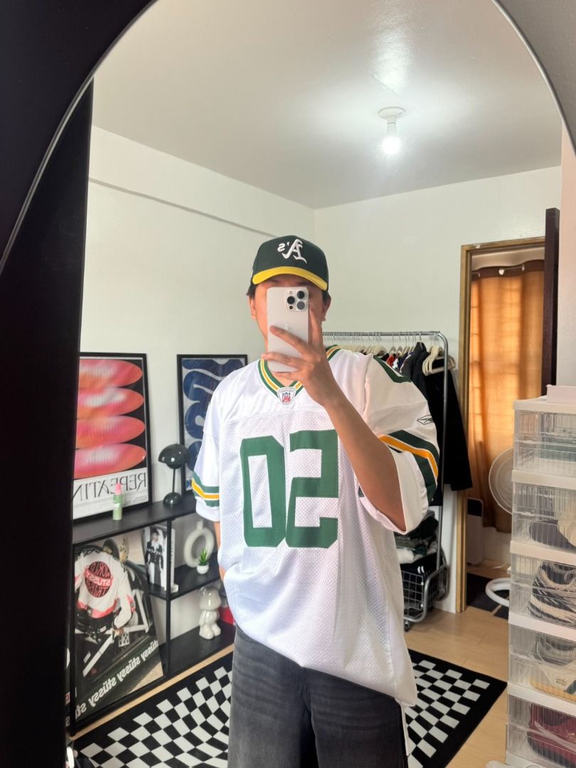 Reebok hawk #50 NFL Jersey (Category: Activewear) located in Cavite. Submitted by wydecollection (Listing ID 1397586852, Image 3). Description: Reebok hawk 50 XL 26x35 / Size 54 Good Condition Authentic.