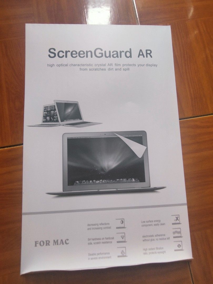 Screen Protector (Category: Monitor Screens) located in Putrajaya. Submitted by ewamarery (Listing ID 1399854473, Image 2). Description: - AR protection film for OLED/LCD screens - Protects against scratches and spills - High optical characteristics - Designed for Mac - New 🩷 COD Putrajaya 🩷 Postage to All Semenanjung Malaysia .