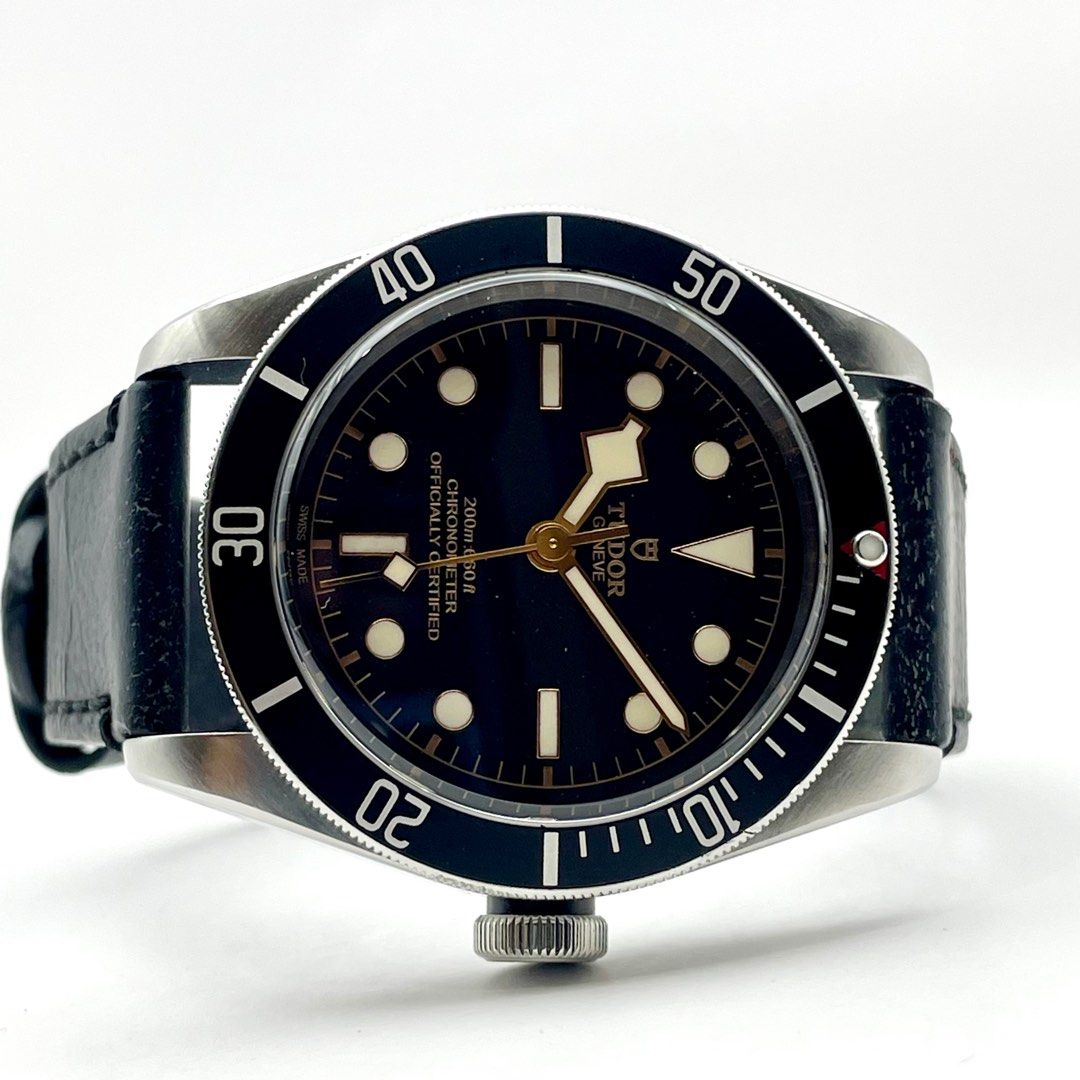 Tudor Black Bay Heritage 41 BB41 79230 79230N Automatic Leather