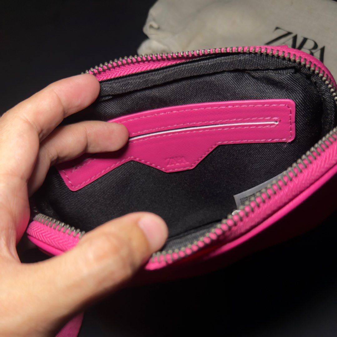 Zara Pink Crossbody Bag (Category: Cross-body Bags) located in Quezon City. Submitted by markjaredvibes (Listing ID 1399928753, Image 3). Description: Zara Pink Crossbody Bag Used only once No issues In Pristine condition .