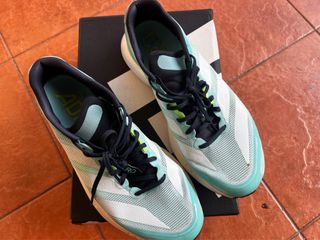 Adidas Adizero Boston 13 Linen Green Shock Pink