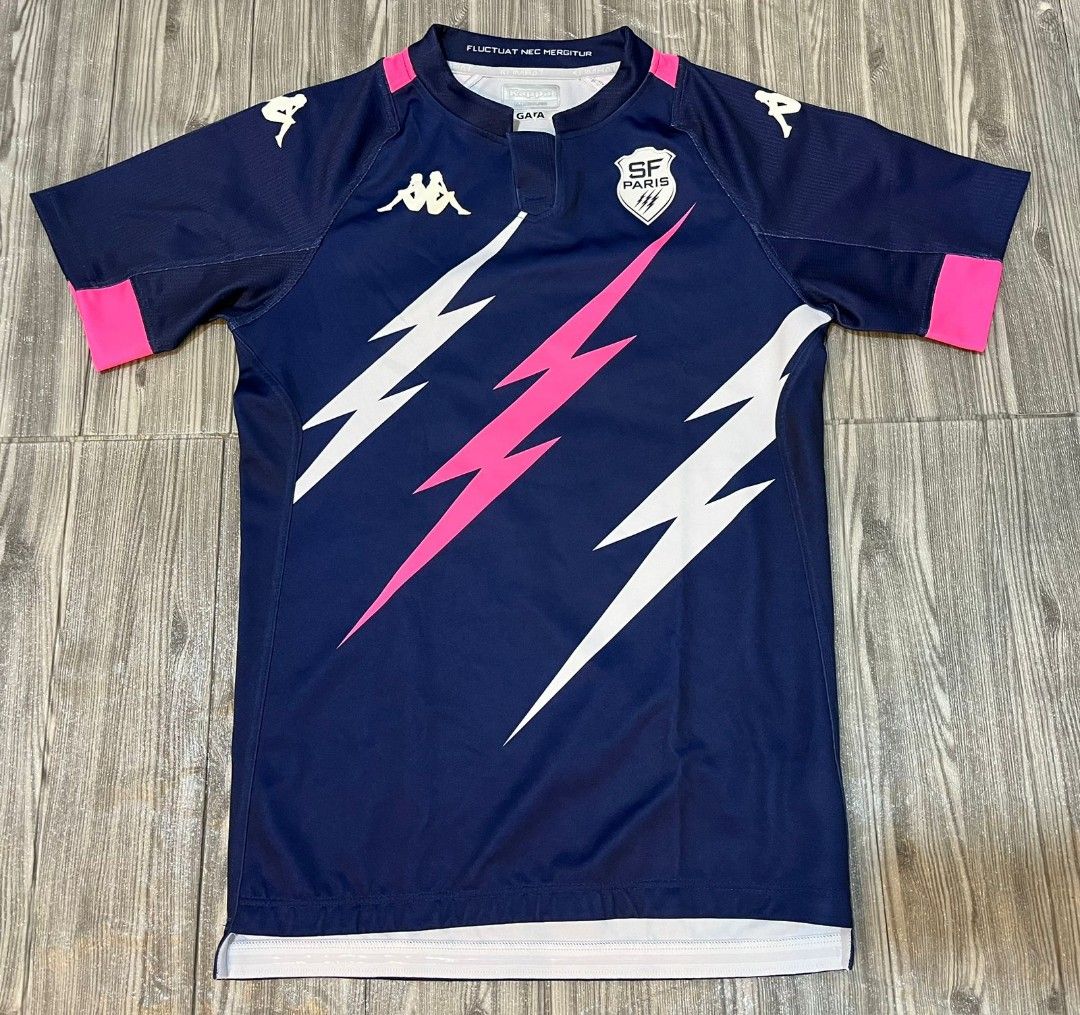 Jersey kappa sf paris rugby, Olah Raga, Baju Olahraga di Carousell