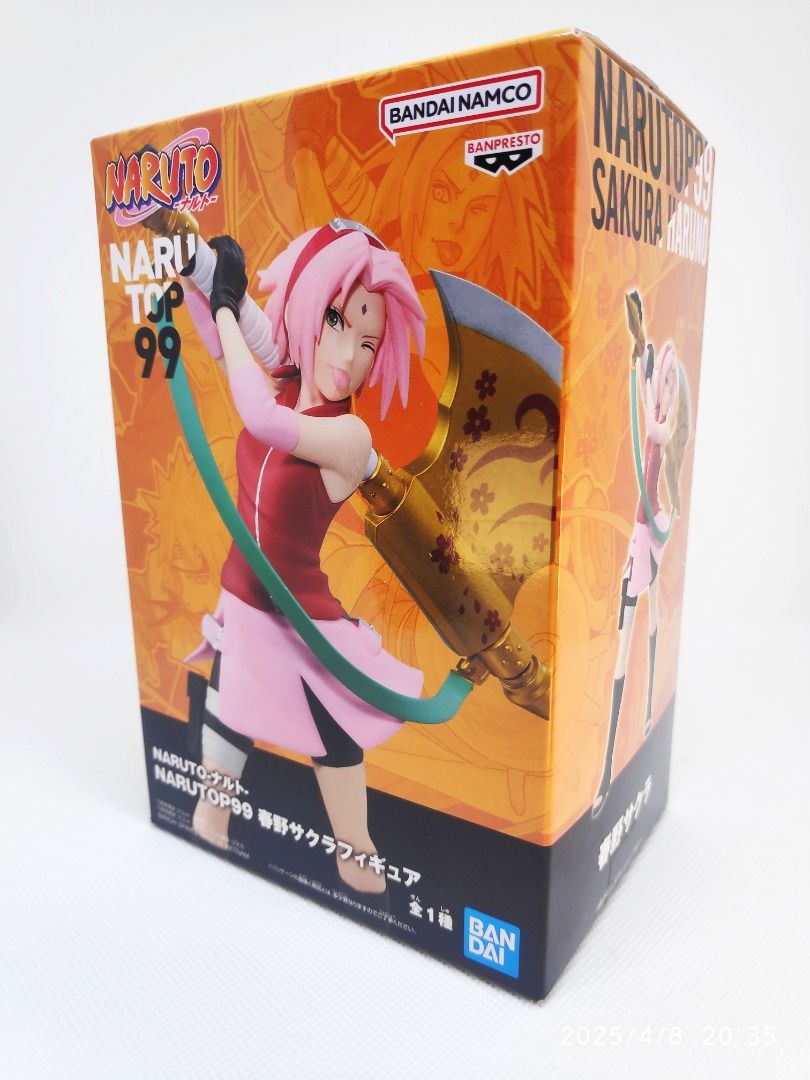 ❗❗Banpresto NARUTOP99 Sakura ❗❗ (Category: Figurines & Statues) located in Pasig City. Submitted by artifacthaven (Listing ID 1400132042, Image 2). Description: Haruno Sakura (MIB) - 800 MIB authentic from japan Opened box but sealed figure with BB what you see is what you get MOP: COD, Gcash, or bank transfer Shipping is to be covered by the buyer.