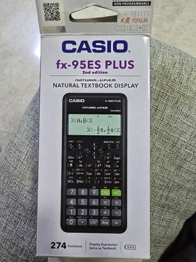 Casio fx-95ES PLUS 2nd Edition Scientific Calculator, Hobbies