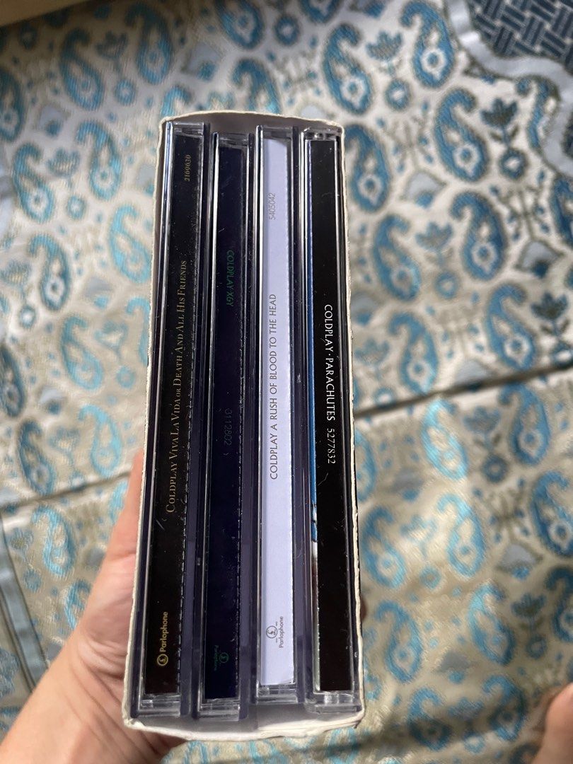 Coldplay 4cd catalogue set parachutes X&Y viva la vida a rush of blood ...