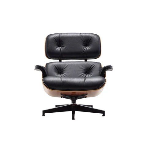 (Dupe) Eames Black Lounge Chair (Category: Chairs) located in Malabon City. Submitted by gika. (Listing ID 1400090470, Image 2). Description: Selling dupe Eames BLACK Lounge Chair, bought impulsively 🤭 Still in box but can help you assemble if needed. Only opened to check if complete materials. Real leather. Last pic for ref from shop in color white. Free delivery if within Metro Manila. Price still negotiable..