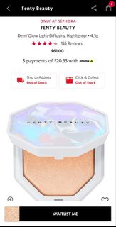 Fenty beauty highlighter For Sale Carousell Singapore
