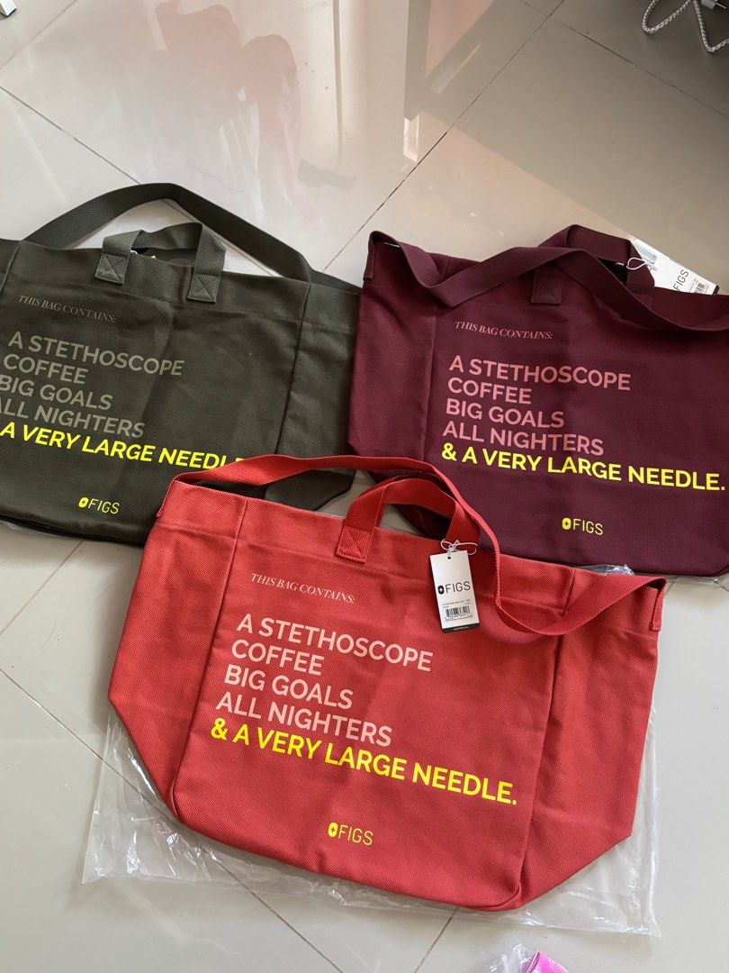 FIGS Canvas Tote Bags for Pasabuy (Category: Tote Bags) located in Cebu City. Submitted by belly.dego (Listing ID 1400139914, Image 1). Description: Fall Collection 🧡🤎 Minimum DP of only 500.