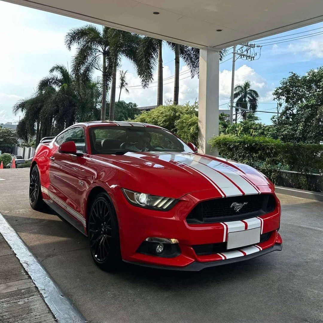 Ford Mustang GT Auto (Category: Used Cars) located in Manila. Submitted by quality_cars (Listing ID 1400022241, Image 2). Description: ‼️FOR SALE‼️ ‼️CASH OR FINANCING‼️ Ford Mustang GT 2017 model 5.0 V8 Engine Automatic Transmission 28,xxx Mileage Cold AC Brandnew Set of Michelin Tires 2 Keys BRANDNEW CONDITION All Stock / All Original No Bangga No Issues, Not Flooded Fresh In and Out Complete Legal Papers Price : P2,085,000 megotiable upon view