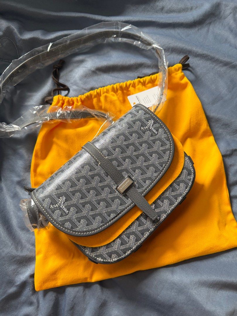 Goyard Bellechasse PM Bag Grey, Luxury, Bags Wallets on Carousell