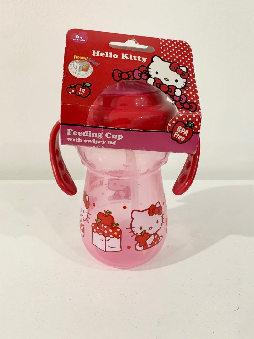 Hello Kitty sipper Cup with Swipey Lid (Category: Weaning & Toddler Feeding) located in Pasig City. Submitted by tinylittlestore (Listing ID 1400117981, Image 1). Description: Hello Kitty .
