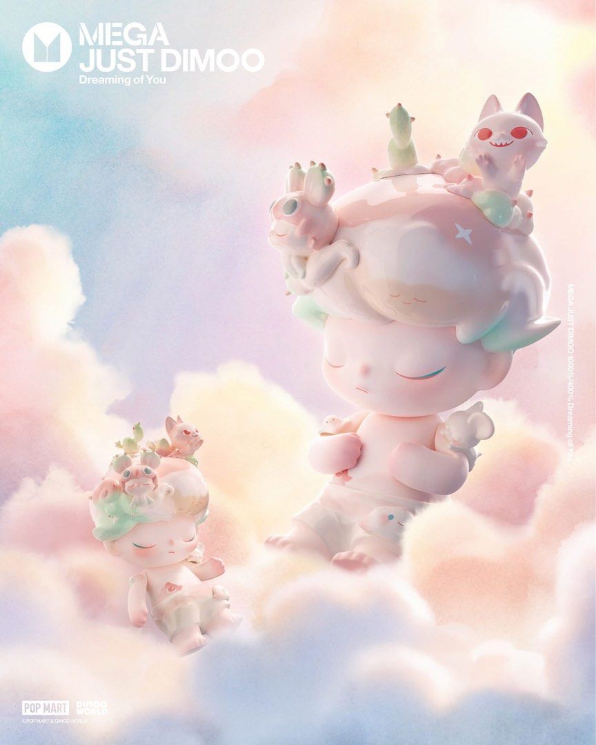 [Retail Price] BNIB Sealed 400% Authentic POPMart MEGA DIMOO Dreaming ...