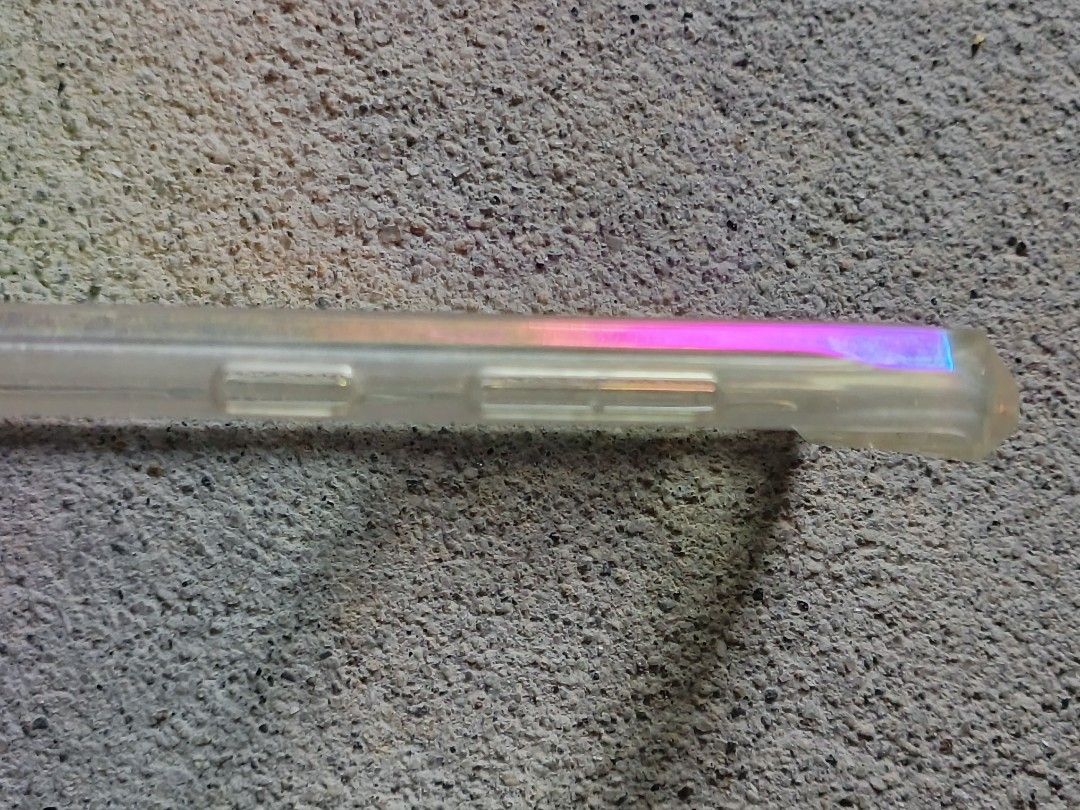 Iridescent Phone Case Samsung Note 10 5g (Category: Cases & Sleeves) located in Makati City. Submitted by samantha_sofia_89 (Listing ID 1400165132, Image 2). Description: CASEMATE - Iridescent design - Clear, transparent appearance - Flexible material - Rectangular camera cutout - Button covers on the side.