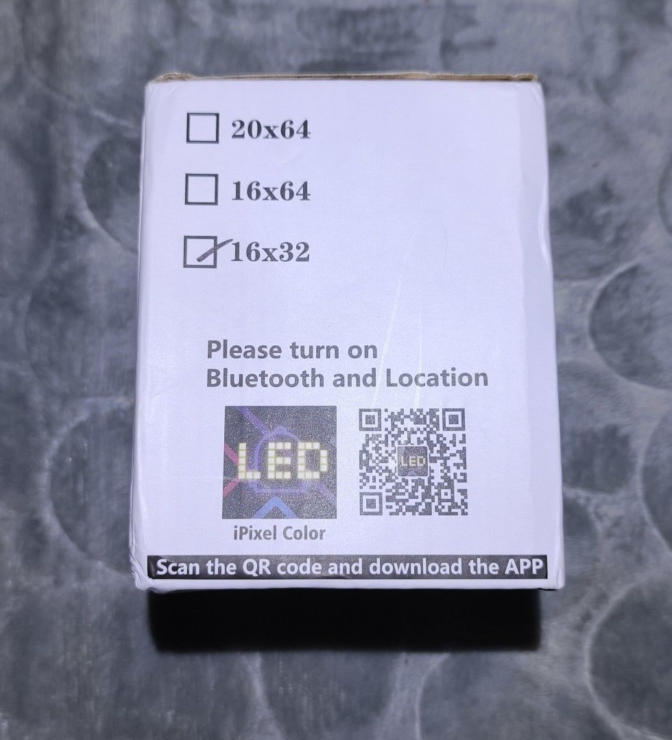LED Matrix Panel 16x32 (Category: Lighting) located in Manila. Submitted by elladejesus.05 (Listing ID 1400180123, Image 3). Description: LED Matrix Panel Brand New! - Bright and Colorful Lights - Flexible Circuit Board - Smart APP Control - Programmable LED car screen - Displays scrolling messages and graphics - Remote control included - USB powered (5V) - Waterproof matrix panel - Dimensions: 173mm x 70mm - Includes USB cable - Suitable for mul