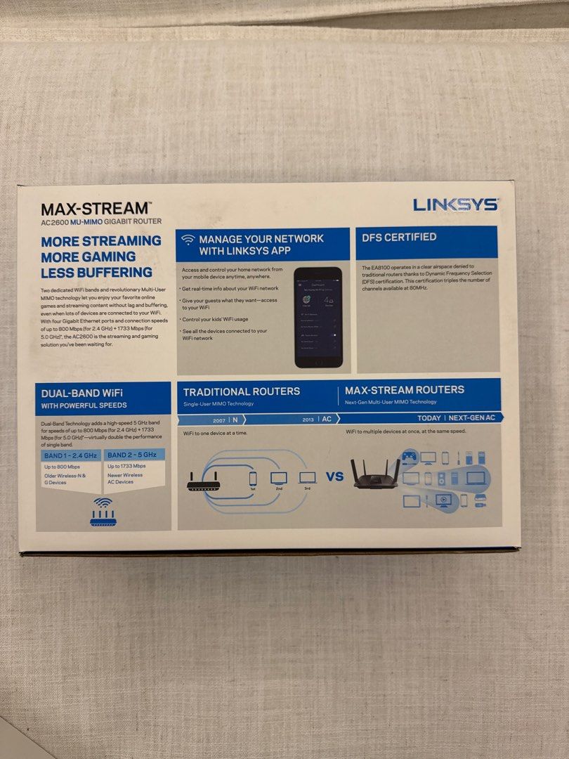 Linksys Max-Stream AC2600 Gigabit Router439547226080552961