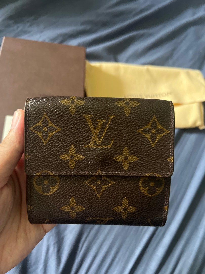 Louis Vuitton Monogram Compact Wallet (Category: Luxury Bags & Wallets) located in Quezon City. Submitted by hvamom (Listing ID 1400037755, Image 3). Description: - Authentic Louis Vuitton Monogram Compact Wallet - LV Elisse Wallet - Classic LV monogram pattern - Includes original box, dust bag, and paperwork - Multiple card slots and coin compartment - Negotiable Pls pm Rfs: need cash for my son therapy.