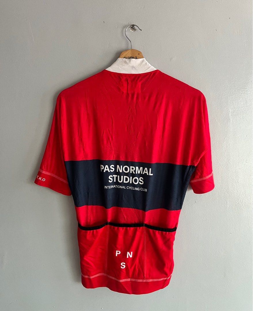 PNS Pas Normal Studios Cycling Jersey (Large) (Category: Activewear) located in Santa Rosa. Submitted by tindahannitimi (Listing ID 1400121635, Image 2). Description: Pas Normal Studios Cycling Jersey (Large) ISSUE: PLEASE REFER TO THE LAST PICTURE. ATTENTION TO BUYERS: Colors may slightly vary due to lighting. Please manage your expectations all items are thrifted. Items may have minor lint, faint stains or sign of wear. No return / No exchange.
