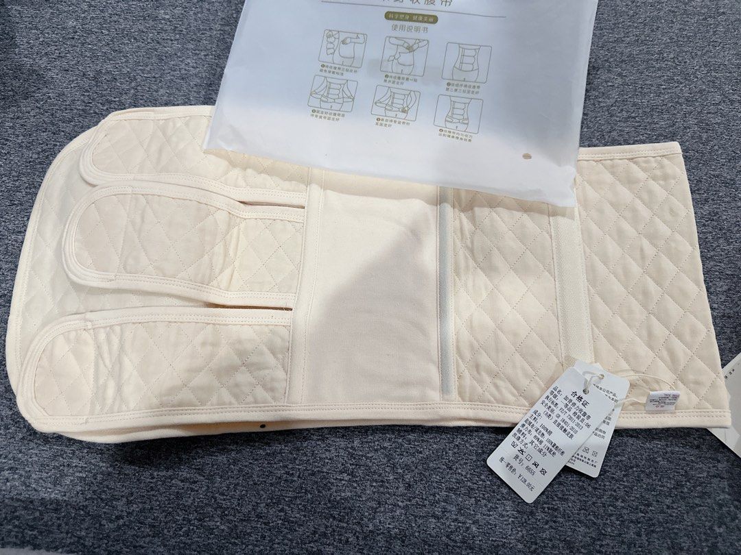Postpartum Belly support (Category: Maternity Care) located in Laoag. Submitted by maepril (Listing ID 1400079533, Image 1). Description: - Postpartum belly wrap for abdominal support. - Quilted design for comfort. - Adjustable straps for a custom fit. - Made with soft, breathable material. - Includes instructions for use. - Aids in postpartum recovery. Bnew. My doctor gave it to me but was not able to use them. Set of 2.
