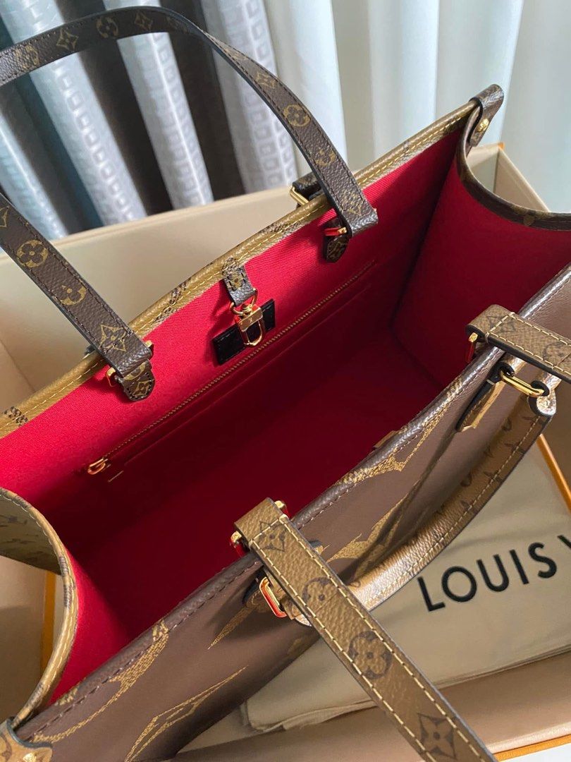 Preloved Lv On the Go (Category: Luxury Bags & Wallets) located in Manila. Submitted by bagsandshoesmanymore (Listing ID 1400038484, Image 3). Description: Preloved Lv on the Go Size 34cm Fits macbook air13 Good condition Actual picture posted Please read before you order 👉🏻❗️Payment first before shipping ❗️Cut off time of payment 11am sameday delivery ❗️NO MEET UP / NO PICK UP ❗️ORDER CANNOT BE CANCELLED ❗️PLEASE DON’T BUY IF YOU ARE IN DOUBT 