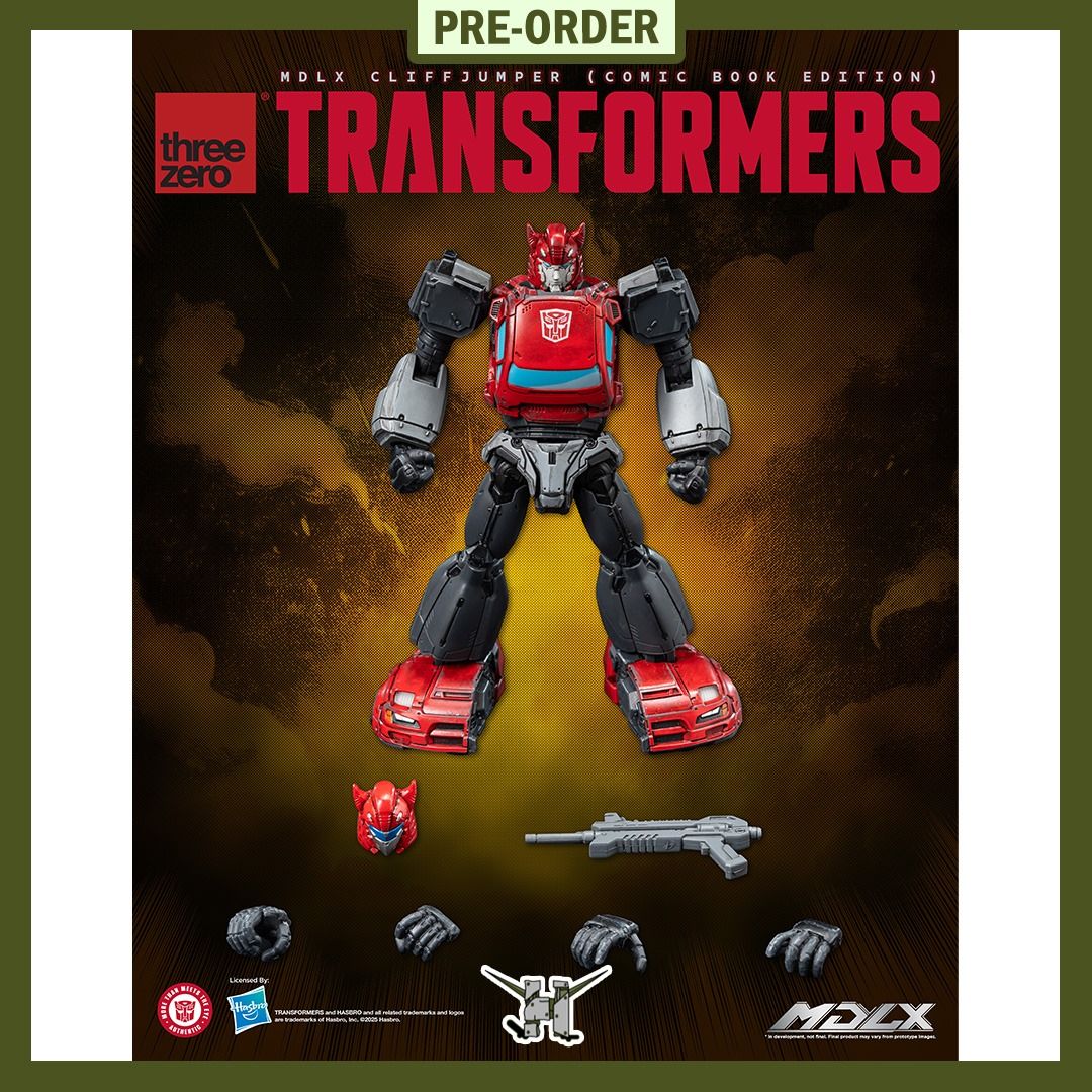 PRE-ORDER!! Transformers MDLX Cliffumper (Comic Book Edition) (Category: Figurines & Statues) located in Quezon City. Submitted by figsnkits (Listing ID 1400185959, Image 1). Description: PRE-ORDER!! Threezero: Transformers MDLX Cliffumper (Comic Book Edition) Pre-order price: Php 3,600 Min. DP: Php 900 (new) Php 600 (return customers) SRP: Php 4,000 Deadline: Nov 26, 2025 or until PO slots are full Estimated Time of Arrival: Q3 2026 (ESTIMATE ON