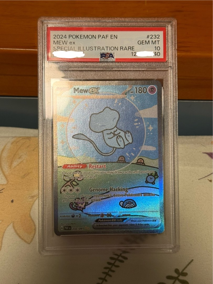 PSA 10 Bubble Mew ex SIR Paldean Fates English Pokemon 232 NEW
